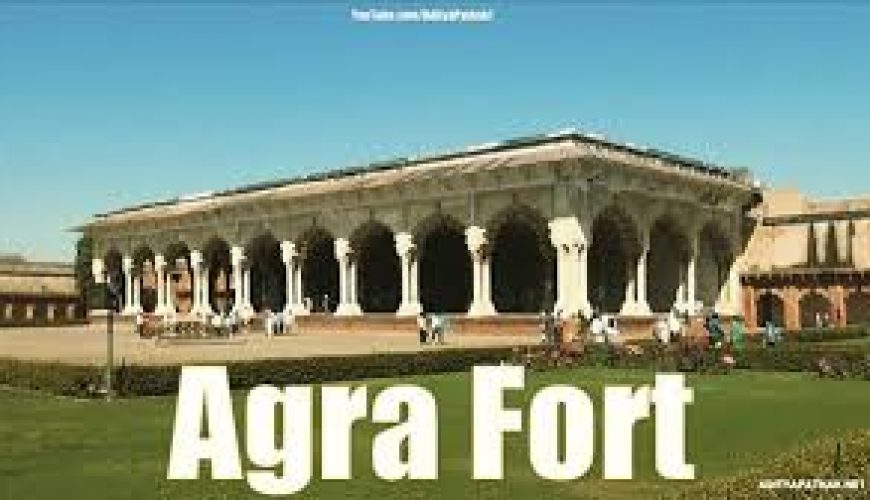 agra fort by tempo traveller