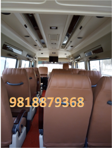 15 seater tempo traveller on rent in noida