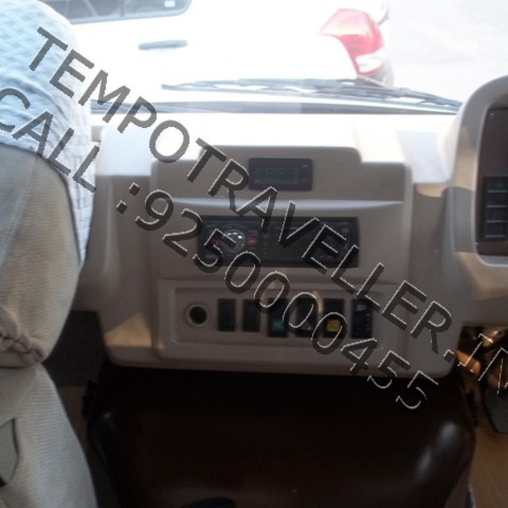 seating capacity of tempo traveller 1